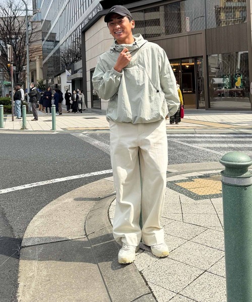 「CANAL JEAN」 マウンテンパーカー ONE SIZE ライトカーキ レディースの画像