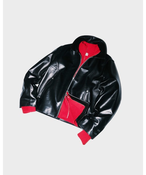 CONZ ブルゾン アウター leather jacket メンズ : ZOZOTOWN Yahoo!店