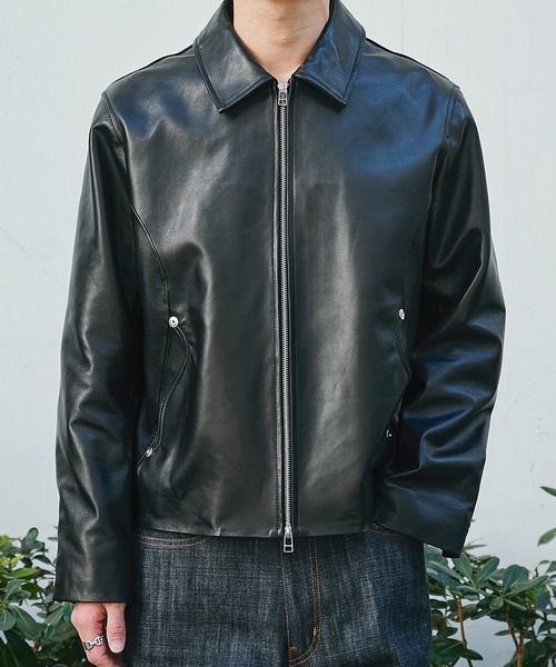CONZ ブルゾン アウター leather jacket メンズ : ZOZOTOWN Yahoo!店