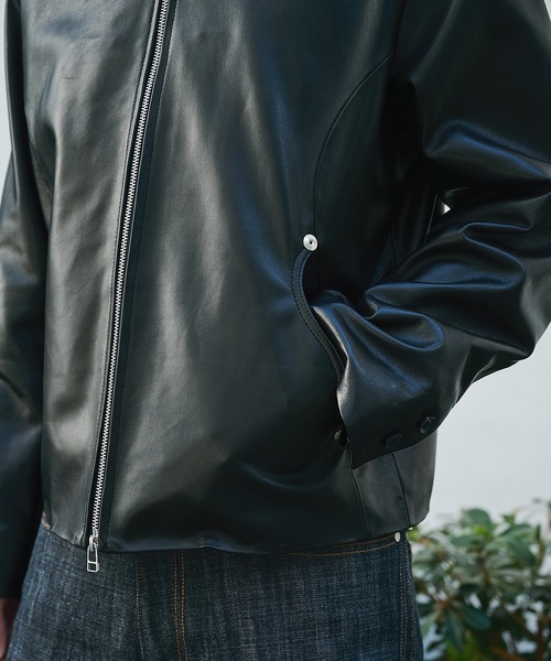 CONZ ブルゾン アウター leather jacket メンズ : ZOZOTOWN Yahoo!店
