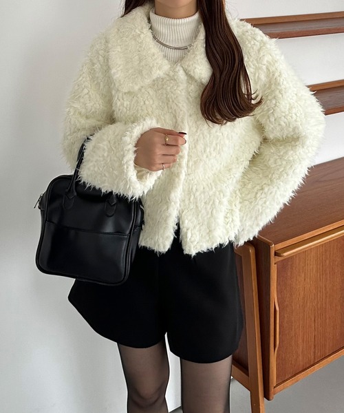 「callautia」 ジャケット SMALL アイボリー レディース_画像2