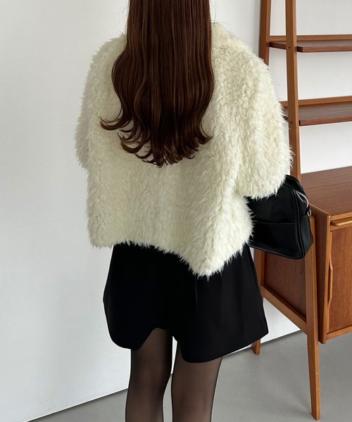 「callautia」 ジャケット SMALL アイボリー レディース_画像3