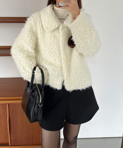 「callautia」 ジャケット SMALL アイボリー レディース_画像5