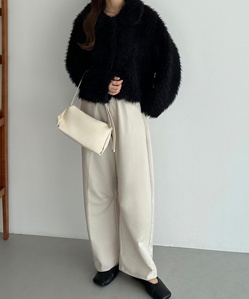 「callautia」 ジャケット SMALL アイボリー レディース_画像8