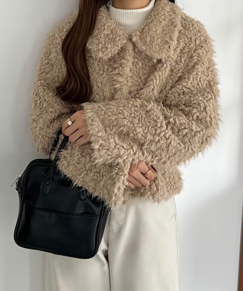 「callautia」 ジャケット SMALL アイボリー レディース_画像9