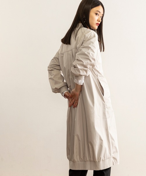 「ReNorm」 「A.T」ノーカラーコート L ブラック レディース_画像5