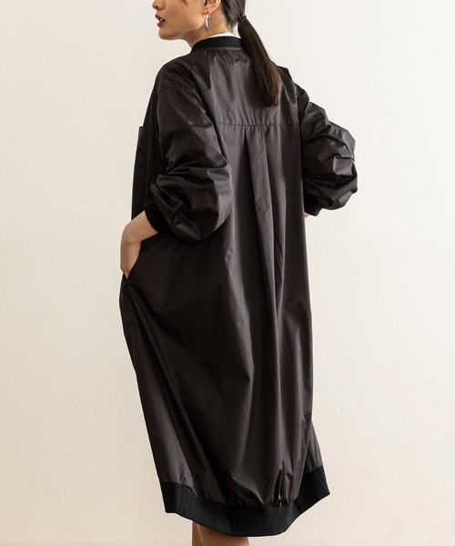 「ReNorm」 「A.T」ノーカラーコート L ブラック レディース_画像9