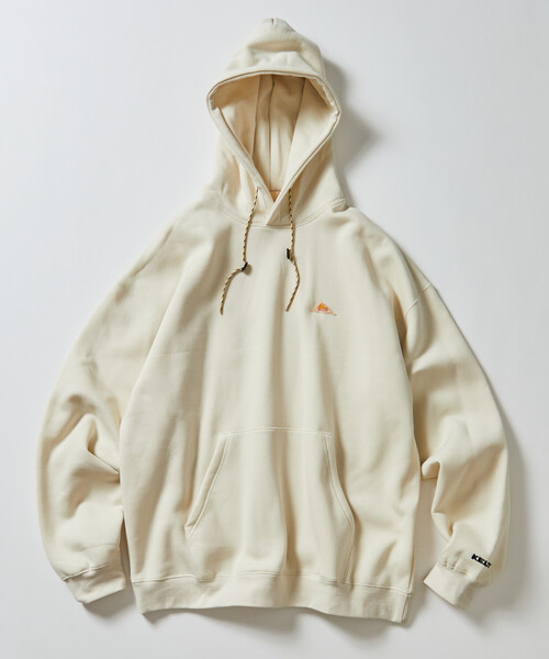 「FREAK'S STORE」 「KELTY」プルオーバーパーカー LARGE チャコールグレー メンズ_画像2