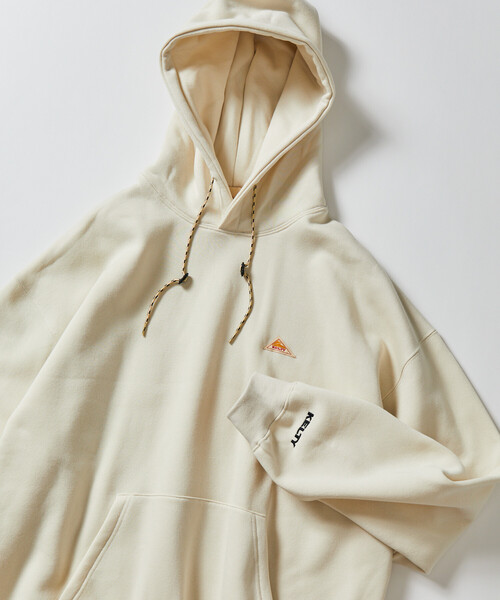 「FREAK'S STORE」 「KELTY」プルオーバーパーカー LARGE チャコールグレー メンズ_画像3
