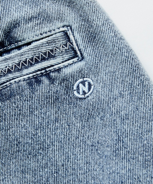 「NAUTICA」 デニムパンツ MEDIUM ブラック メンズの画像