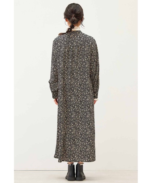 「Live in comfort」 長袖ワンピース 4L レッド レディース_画像5