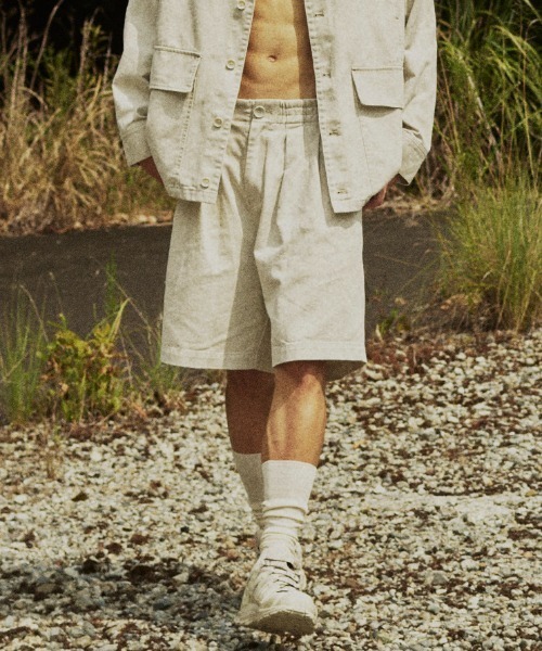 パンツ TWILL HALF PANTS レディース