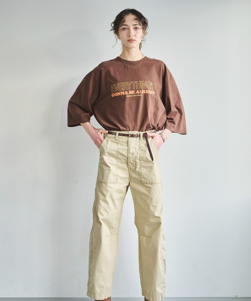 tシャツ 「KHA:KI / カーキ」7th TEE -E.G.B.A- レディースの画像