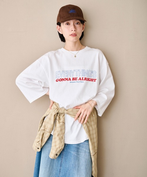 tシャツ 「KHA:KI / カーキ」7th TEE -E.G.B.A- レディースの画像