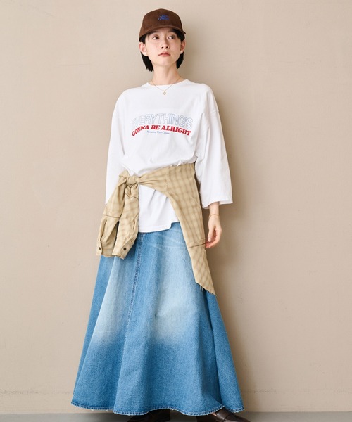 tシャツ 「KHA:KI / カーキ」7th TEE -E.G.B.A- レディースの画像