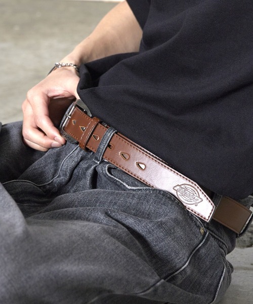 Dickies（ディッキーズ） ベルト ブランドロゴ ドロップピンホール