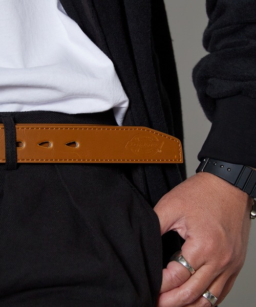 Dickies（ディッキーズ） ベルト ブランドロゴ ドロップピンホール