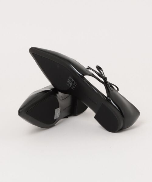 「CHARLES & KEITH」 バレエシューズ 22.5cm ブラック レディース_画像2