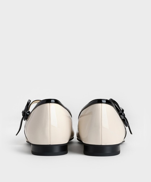 「CHARLES & KEITH」 バレエシューズ 22.5cm ブラック レディース_画像4