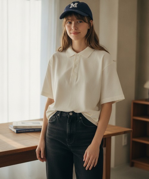LOS ANGELES APPAREL（ロサンゼルスアパレル） ポロシャツ 半袖 Short