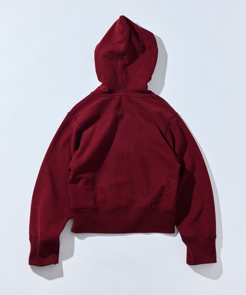 「FREAK'S STORE」 ジップアップパーカー フリ- ライトグレー レディースの画像