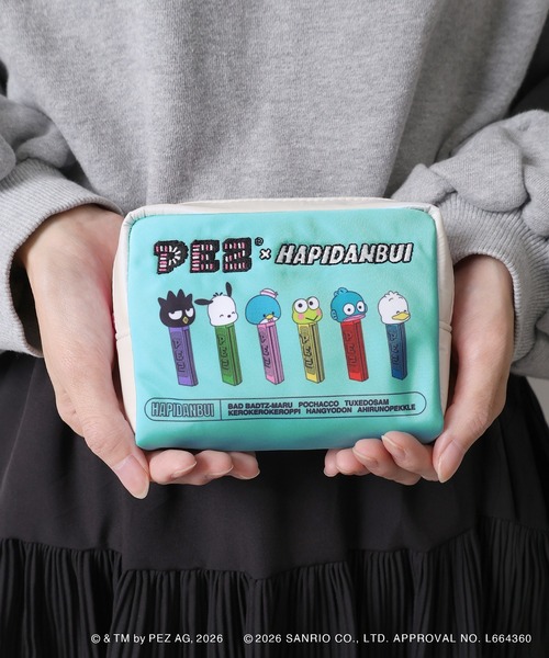sanrio（サンリオ） ポーチ PEZ×HAPIDANBUI/ボックスポーチ レディース