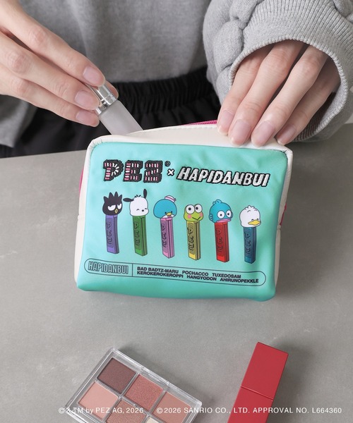 sanrio（サンリオ） ポーチ PEZ×HAPIDANBUI/ボックスポーチ レディース