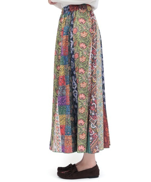 「チチカカ」 スカート LARGE グリーン レディース_画像3