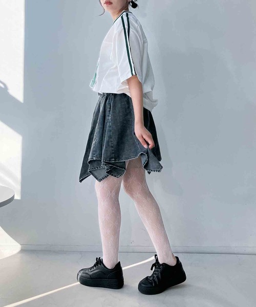 AS KNOW AS（アズノゥアズ） スカート 夏 ベルト付き イレギュラーへ