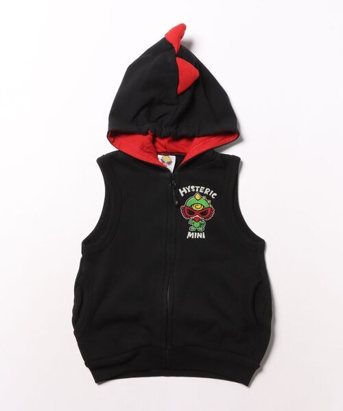 HYSTERIC MINI（ヒステリックミニ） ベスト MINILA 背ビレ付き 裏毛