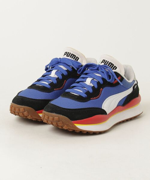 PUMA（プーマ） ローカットスニーカー 22cm ブルー レディース