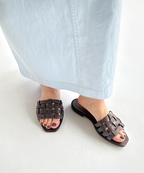 サンダル 「_Fot/フォート」mesh sandals レディースの画像