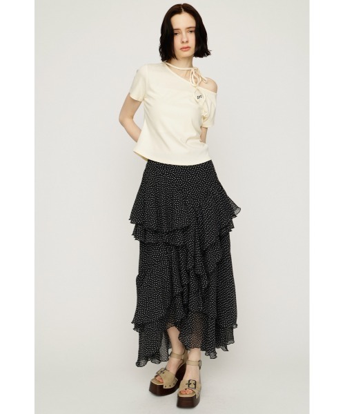 フレアスカート Sly スカート スライ SLY L W OVER DYE PLEATS ミドルスカート BLK - ファッション通販 MAGASEEK