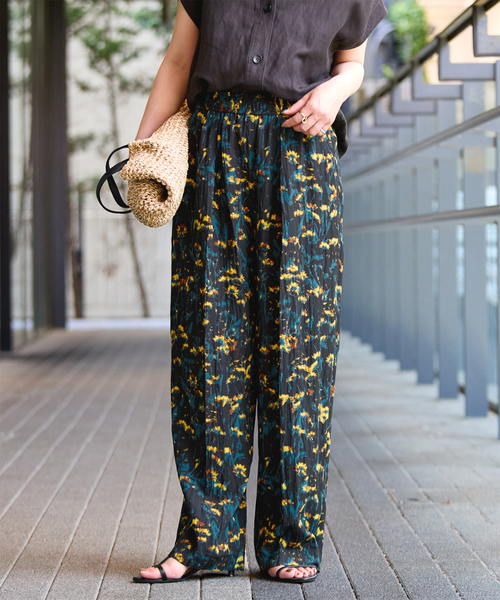 SLY（スライ） スラックス パンツ WASHED CORDUROY FLARE PT