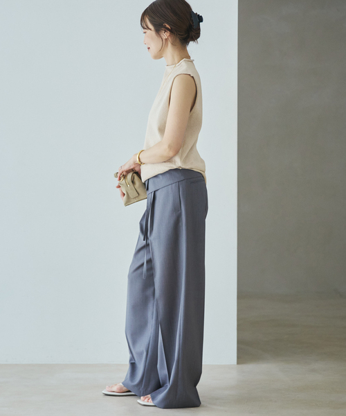 plage Paper mix N/S ニット plage（プラージュ） ニット セーター Paper mix N/S ニット