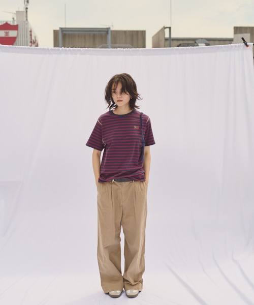 「common gull products.」 半袖カットソー MEDIUM レッド レディース_画像2