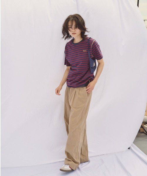 「common gull products.」 半袖カットソー MEDIUM レッド レディース_画像3
