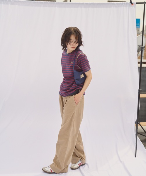「common gull products.」 半袖カットソー MEDIUM レッド レディース_画像4