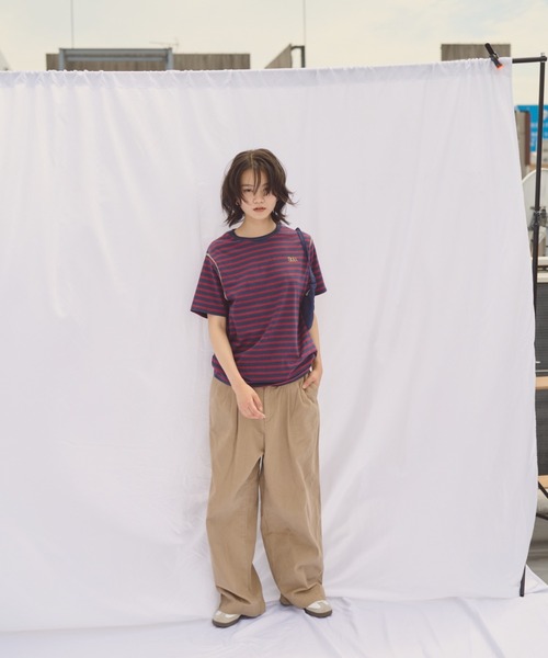 「common gull products.」 半袖カットソー MEDIUM レッド レディース_画像6