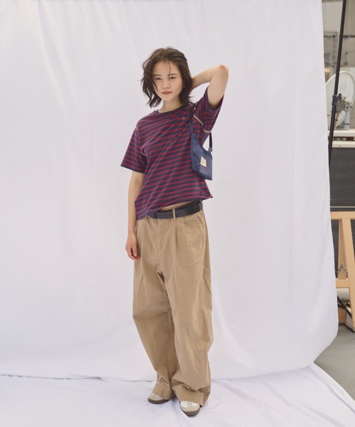 「common gull products.」 半袖カットソー MEDIUM レッド レディース_画像7
