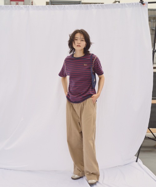 「common gull products.」 半袖カットソー MEDIUM レッド レディース_画像9
