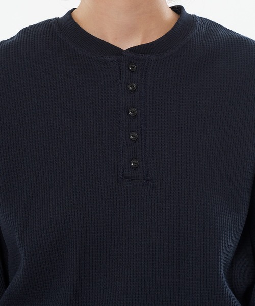 「WISH FOR EVER」 長袖Tシャツ MEDIUM ダークブラウン メンズ_画像4