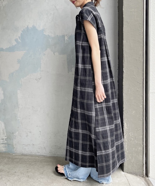 「Spick & Span」 半袖ワンピース 38 ブラック レディース_画像3