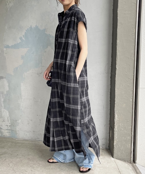 「Spick & Span」 半袖ワンピース 38 ブラック レディース_画像5