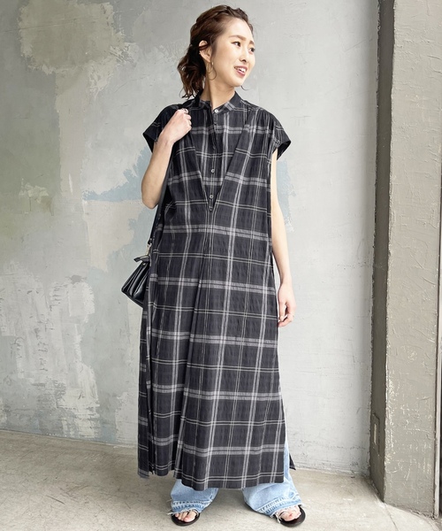 「Spick & Span」 半袖ワンピース 38 ブラック レディース_画像8
