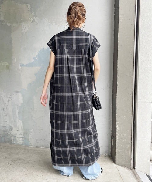 「Spick & Span」 半袖ワンピース 38 ブラック レディース_画像9