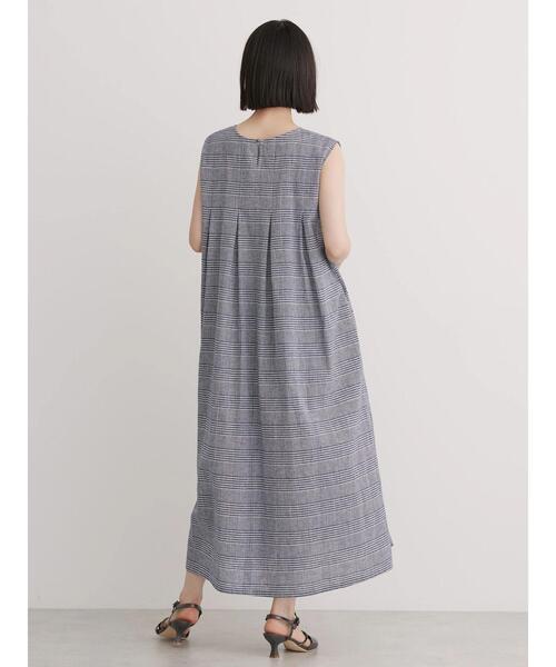 「AMERICAN HOLIC」 ノースリーブワンピース L ネイビー レディース_画像9