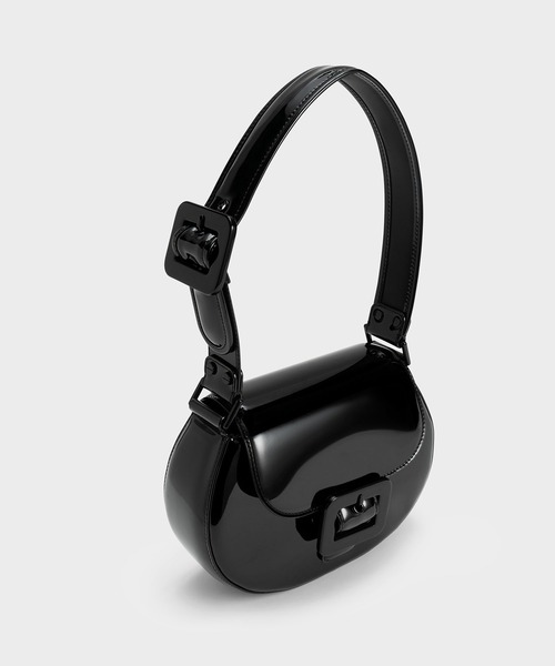 「CHARLES & KEITH」 トートバッグ M ライトアッシュグレー レディース_画像2