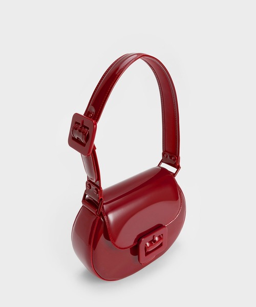 「CHARLES & KEITH」 トートバッグ M ライトアッシュグレー レディース_画像6