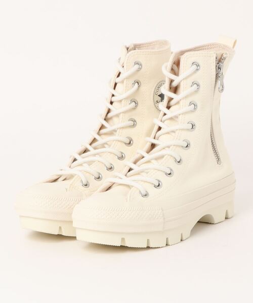 「CONVERSE」 ハイカットスニーカー 25.5cm ブラック レディース_画像2